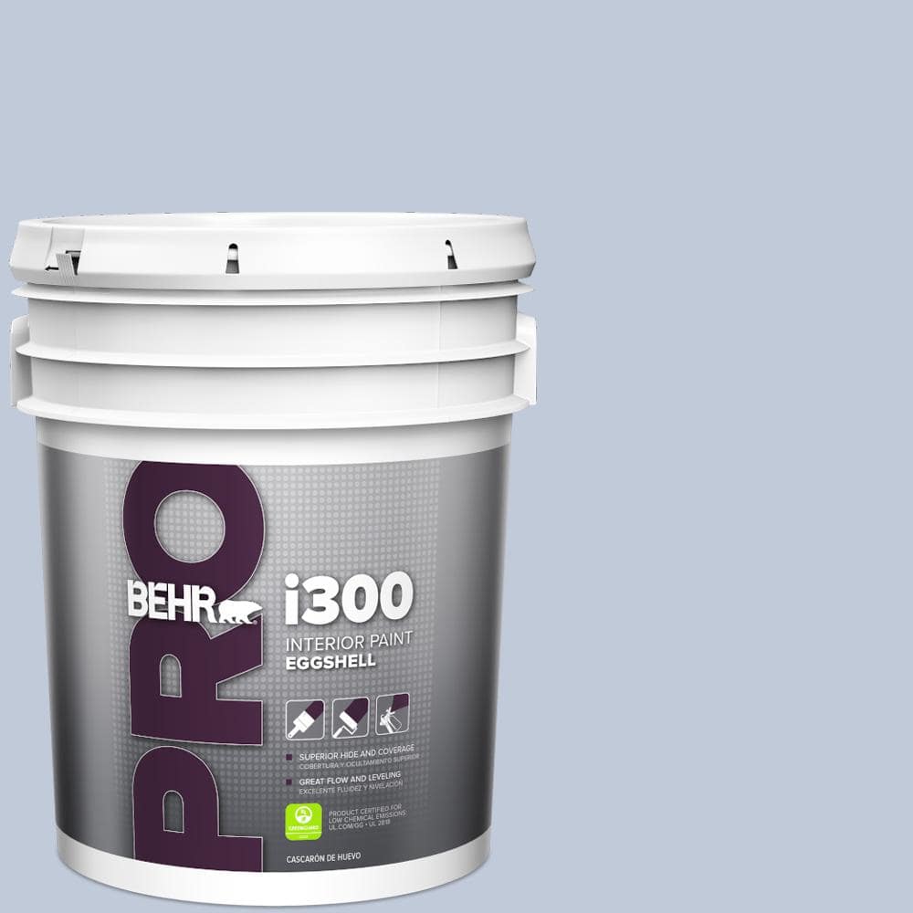 BEHR PRO 5 gal. #600E-3 Icy Brook Eggshell Interior Paint
