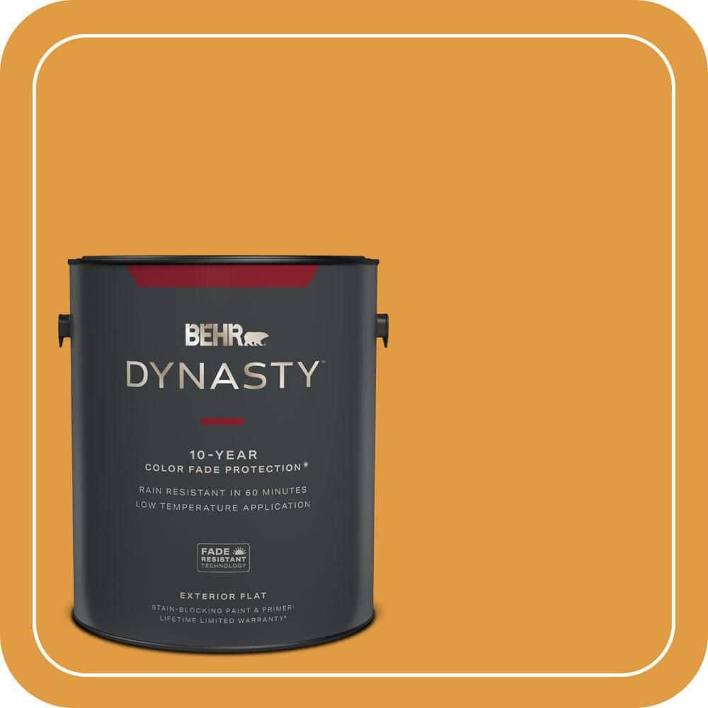 BEHR DYNASTY 1 gal. #T18-05 Life Is Good Flat Exterior Stain-Blocking Paint & Primer