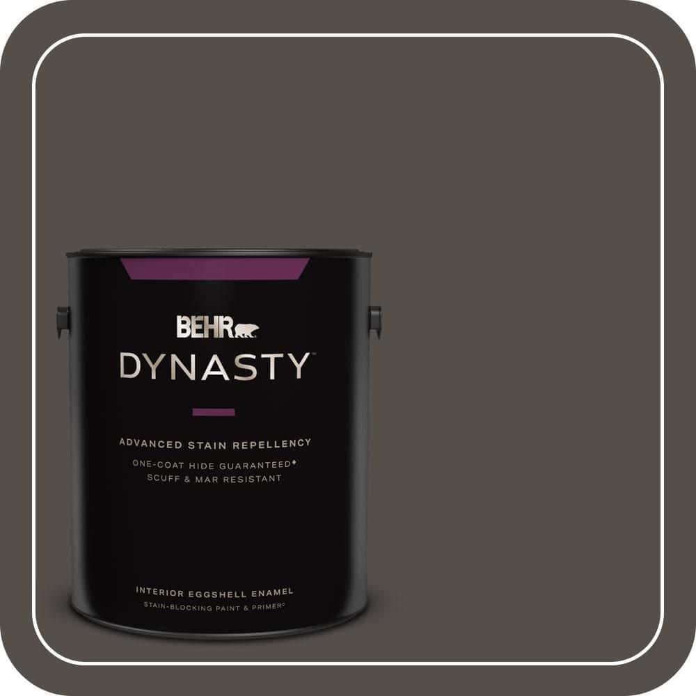 BEHR DYNASTY 1 gal. #PPU24-02 Berry Brown Eggshell Enamel Interior Stain-Blocking Paint & Primer