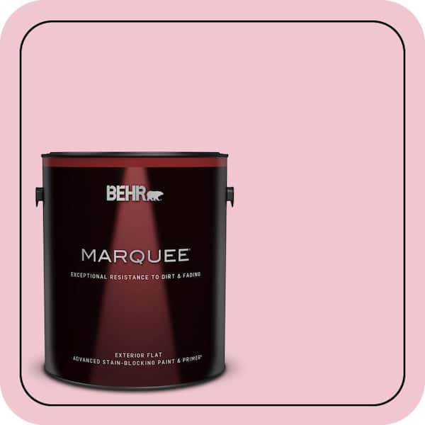 BEHR MARQUEE 1 gal. #P140-2 Sweetheart Flat Exterior Paint & Primer (2)