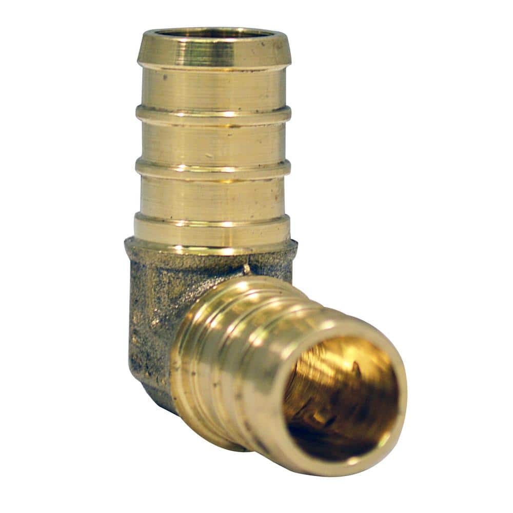 Apollo 1/2 in. Brass PEX-B Barb 90-Degree Elbow (4)
