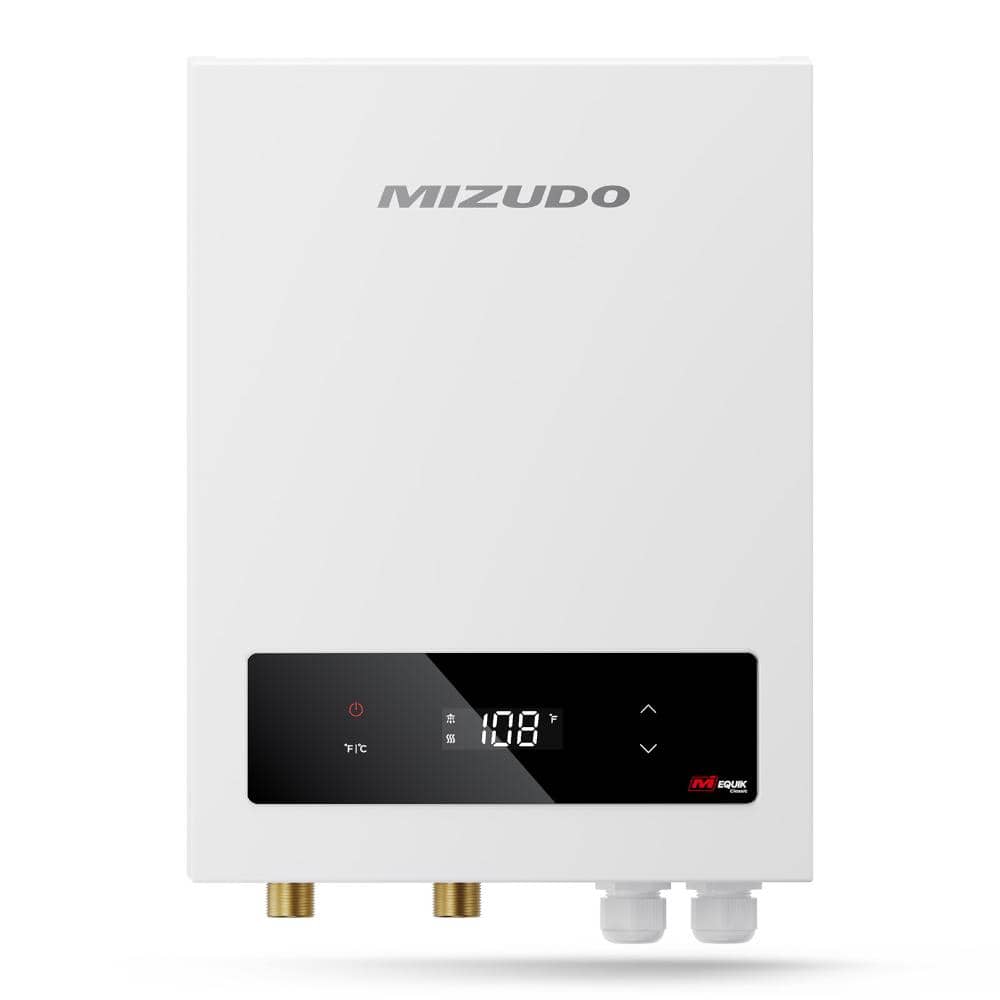 MIZUDO EQUIK Classic 27 kW 5.3 GPM 240-Volt Touch Screen Residential Instant Hot Electric Tankless Water Heater (1)