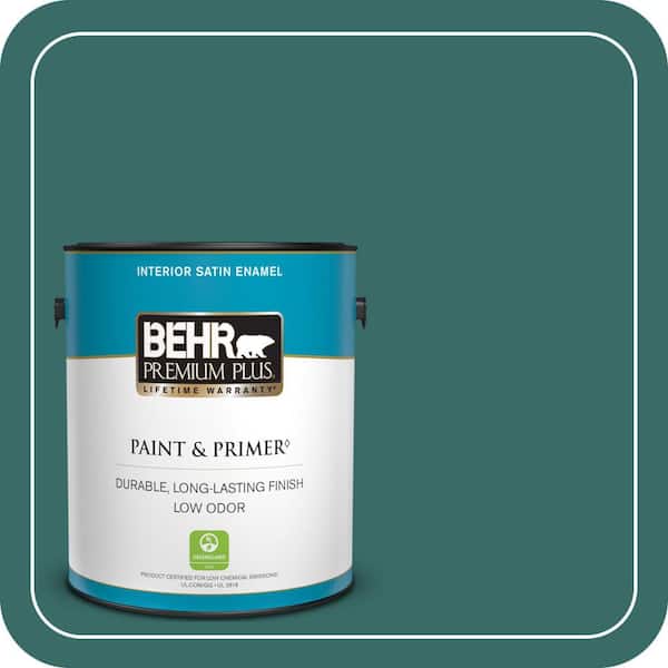 BEHR PREMIUM PLUS #M450-7 Beta Fish Enamel & Primer Color Sample (2)
