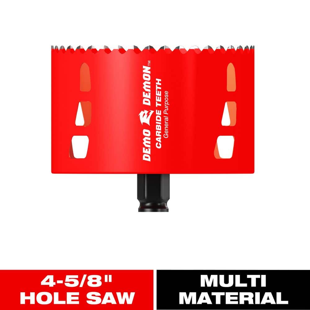 DIABLO 4-5/8 in. Carbide Hole Saw with 2-3/8 in. Cutting Depth