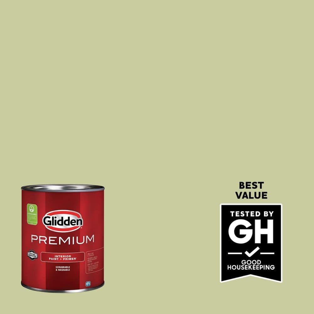 Glidden Premium 1 qt. PPG1119-4 Dancing Kite Flat Interior Latex Paint