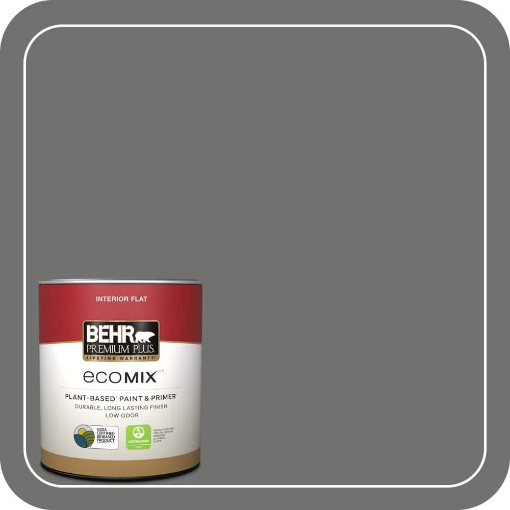 BEHR PREMIUM PLUS #MQ2-61 Magnet Flat EcoMix Plant-Based & Primer (1)