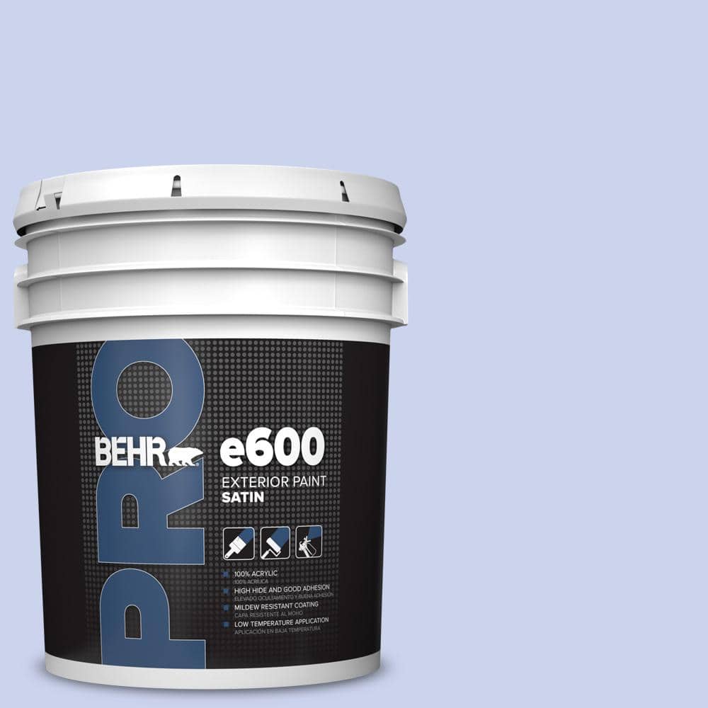BEHR PRO 5 gal. #P540-2 Garden Fairy Satin Exterior Paint