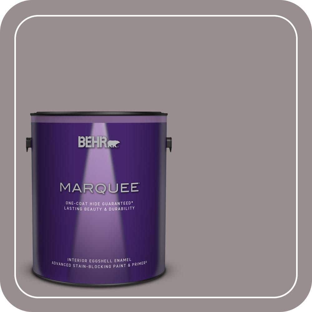 BEHR MARQUEE 1 gal. #QE-60 Heather Moor Eggshell Enamel Interior Paint & Primer