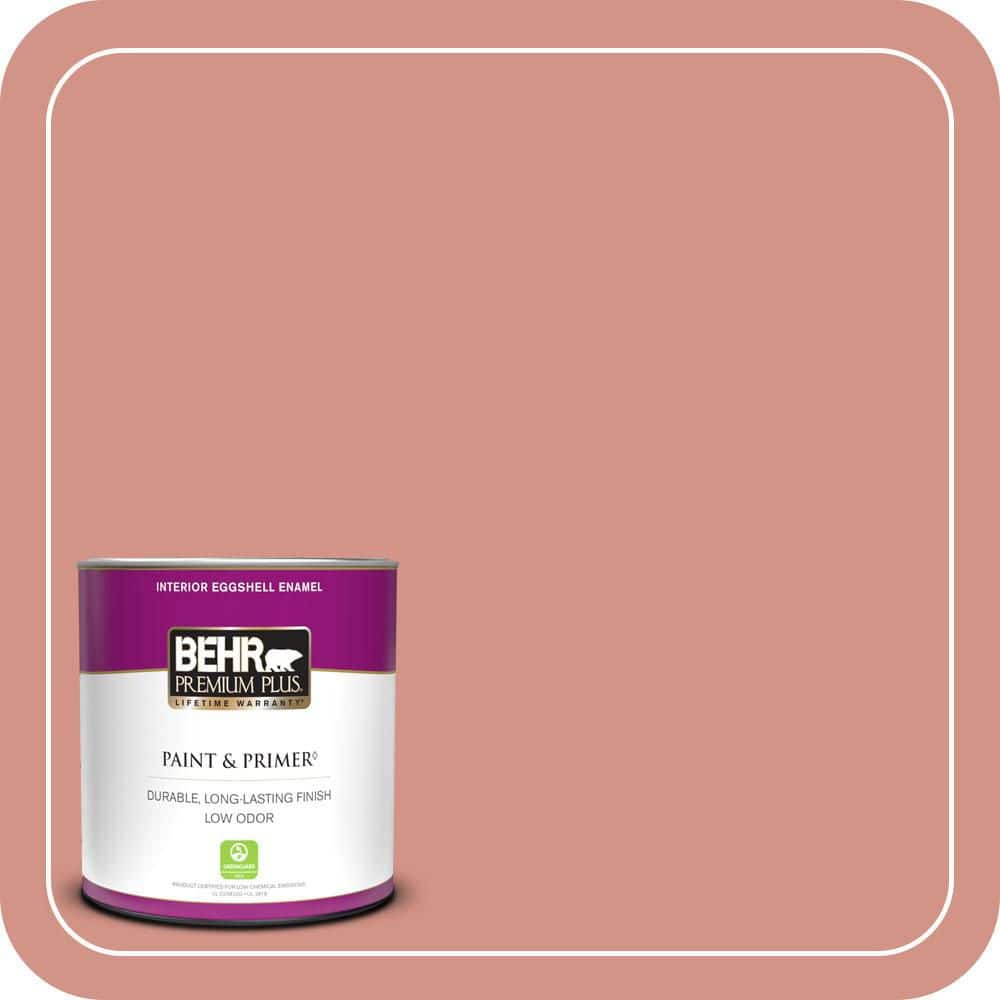 BEHR PREMIUM PLUS #T15-20 Peach Preserve Enamel Low Odor & Primer