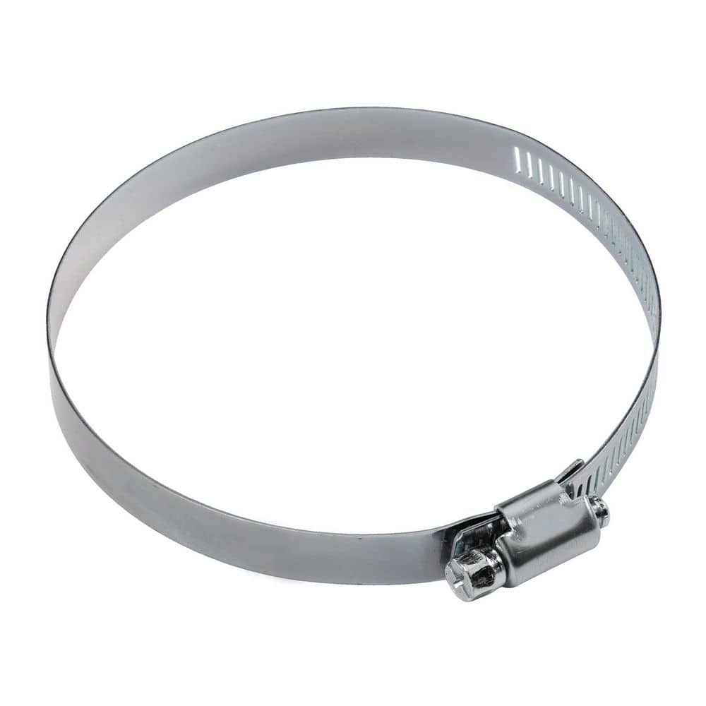Everbilt 6 in. to 7 in. Adjustable Chrome Plated Worm Clamp
