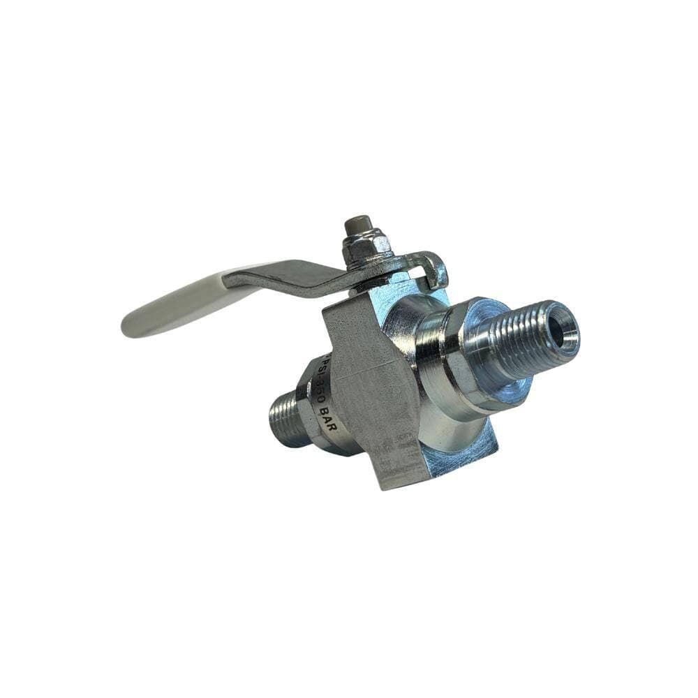 Bedford Precision 29-1443 1/4 in. NPT(MBE) Teflon 5000 PSI Ball Valve, Replacement Part for Graco (3)