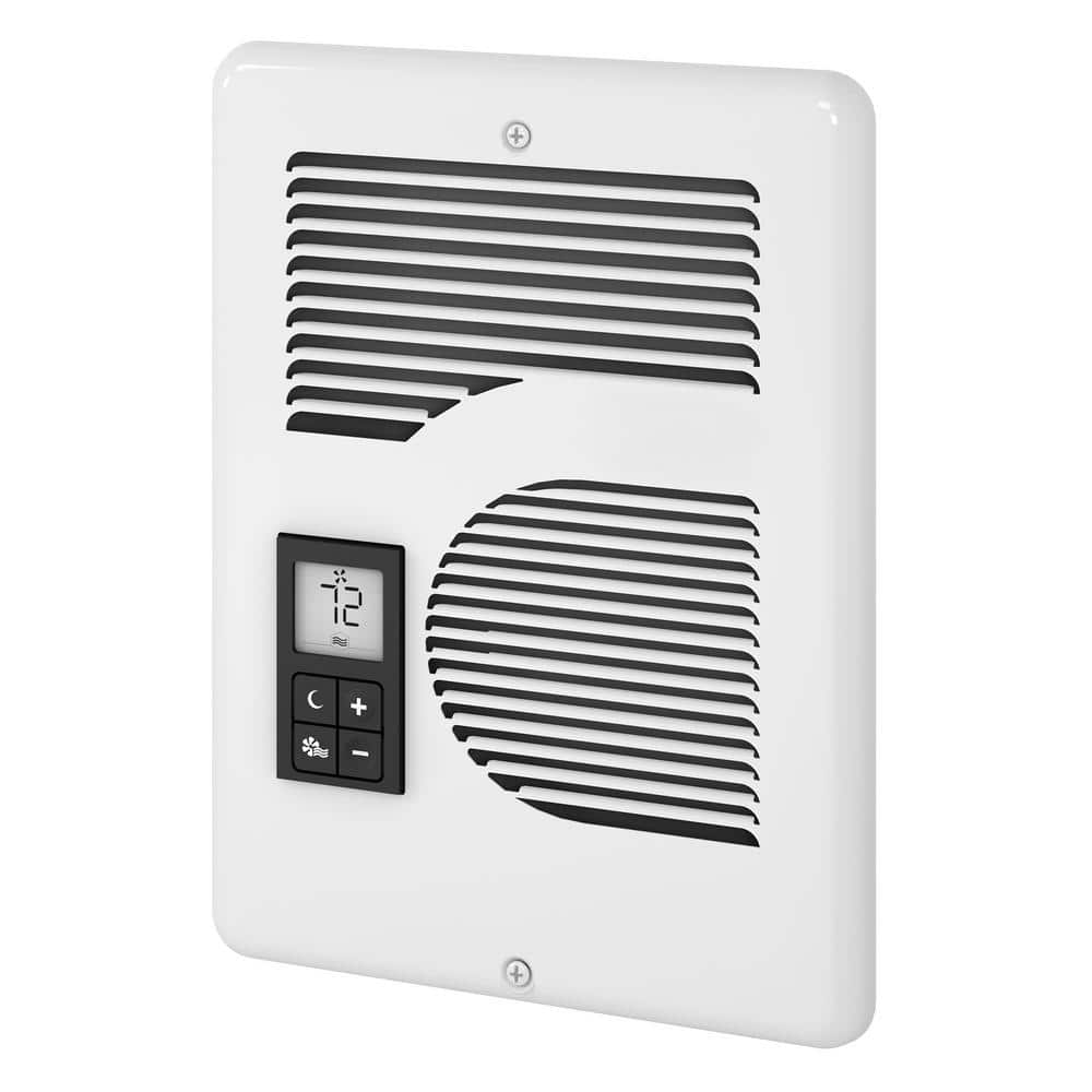Cadet 240/208/120-volt 1,600/1,500/1,000-watt Energy Plus In-wall Fan-forced Electric Heater in White with Digital Thermostat (3)