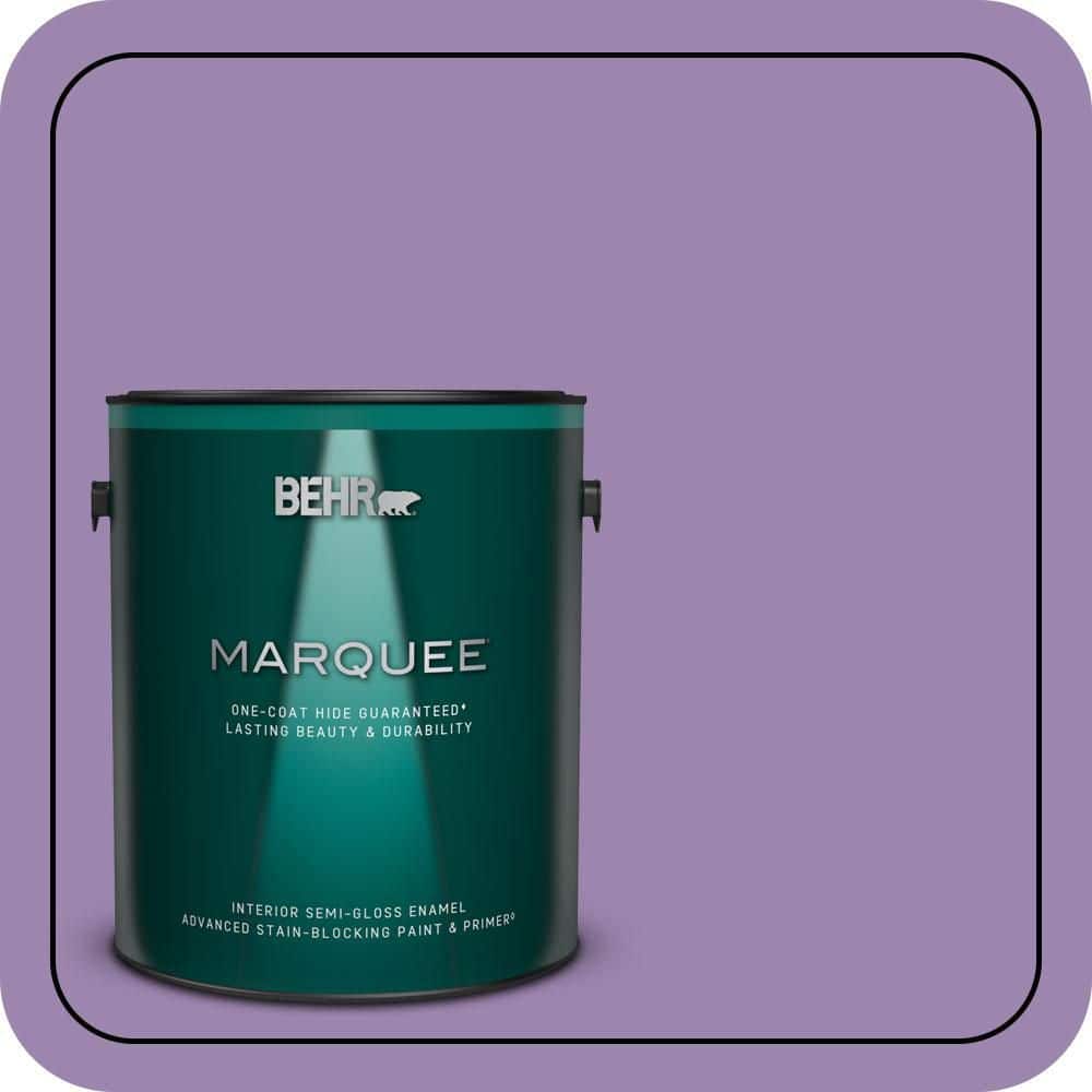 BEHR MARQUEE 1 gal. #M570-5 Celeb City One-Coat Hide Semi-Gloss Enamel Interior Paint & Primer