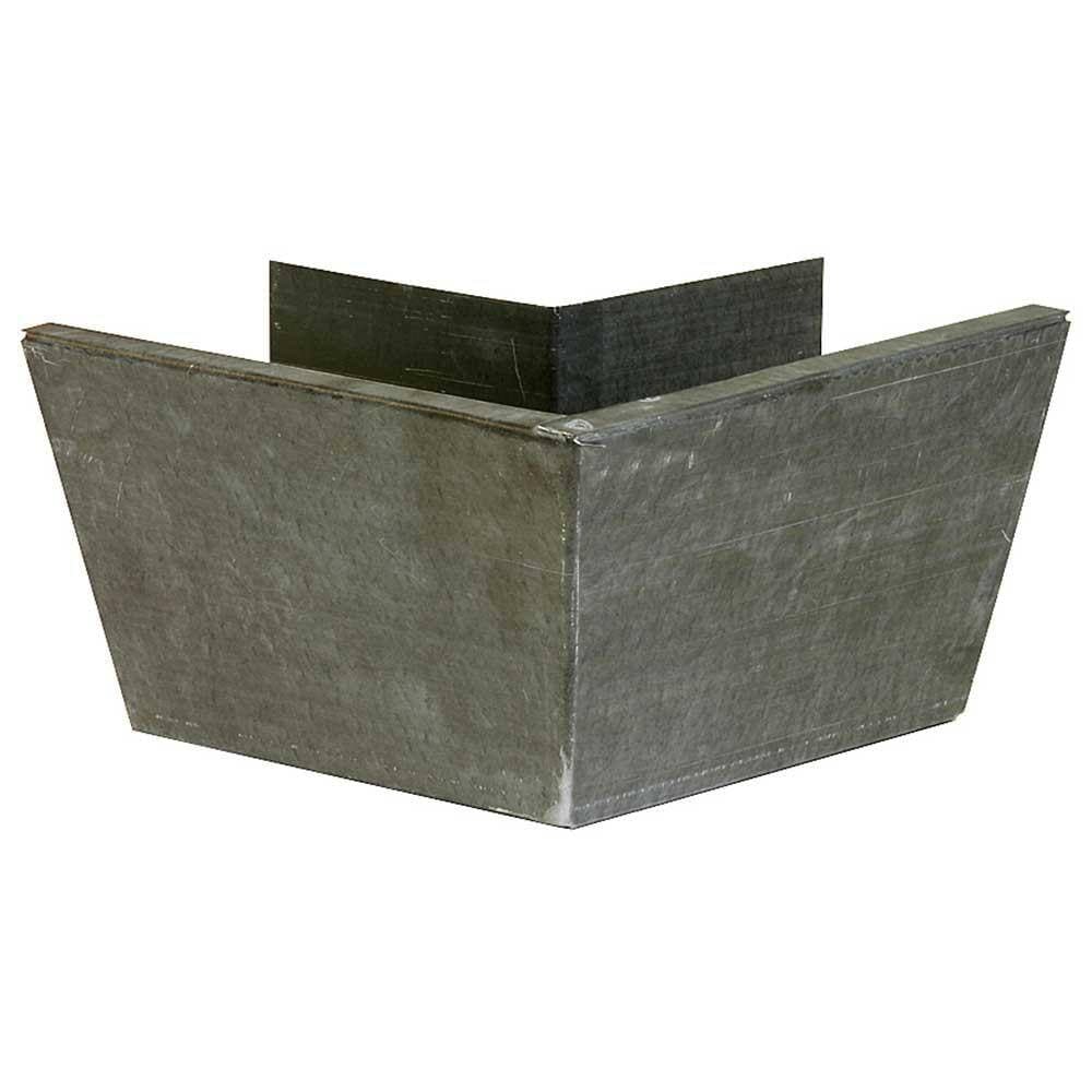 Gibraltar Building Products 4 in. Bonderized Steel Fascia Gutter Outside Mitre (1)
