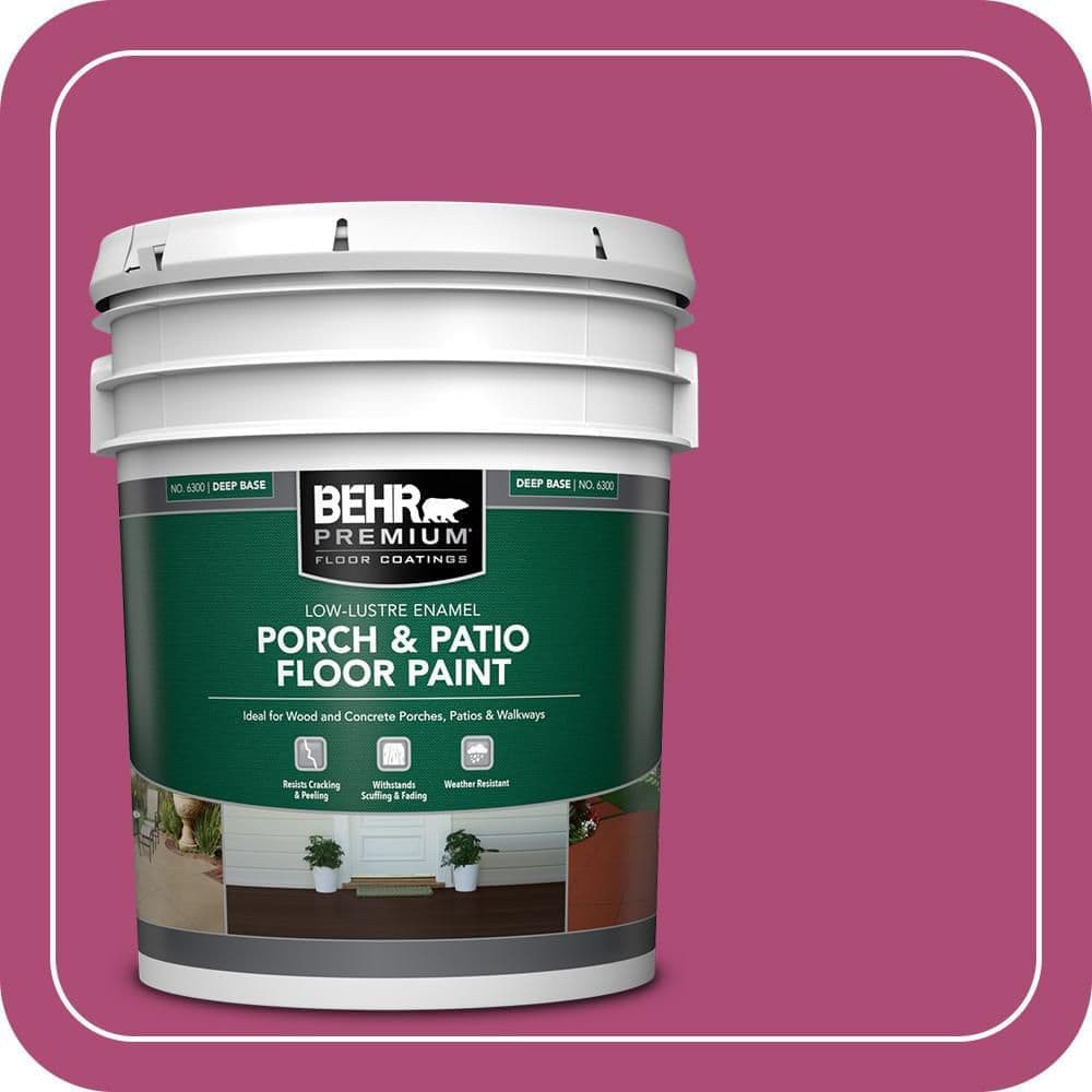 BEHR PREMIUM #100B-7 Textured Low-Lustre Enamel Interior/Exterior Porch and Patio Anti-Slip Floor Paint (1)