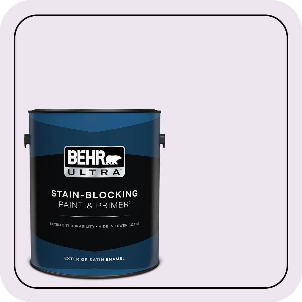 BEHR ULTRA 1 gal. #M570-1 In the Spotlight Satin Enamel Exterior Paint & Primer (1)