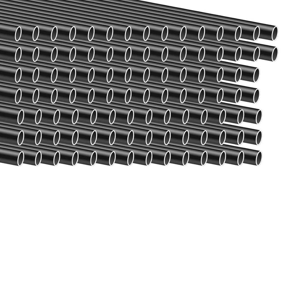 Afoxsos 36 in. H x 3/4 in. W Black Aluminum Stair Railing Kit 100 Pack for Deck Porch Fence Spindles Balusters (1)