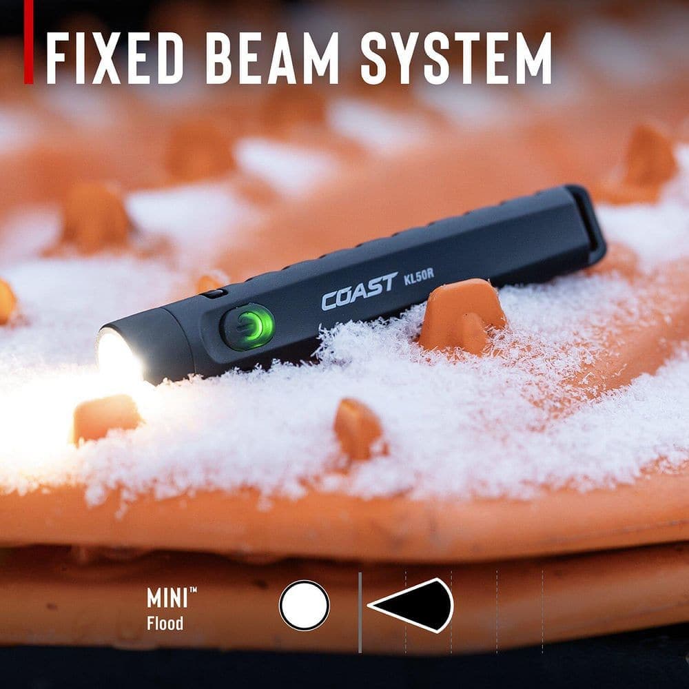 Coast KL50R 400 Lumens Rechargeable Flashlight (4)