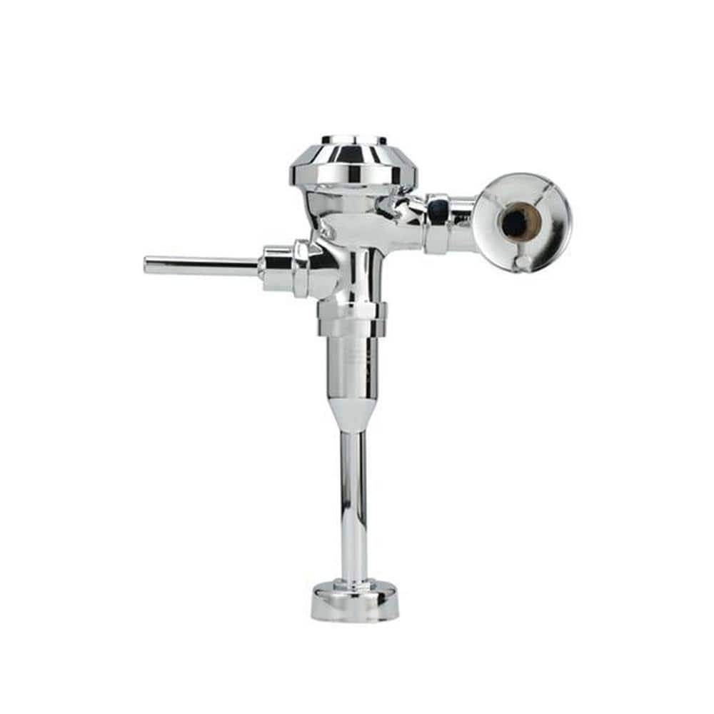 Zurn Aquaflush Exposed Manual Diaphragm Flush Valve for 3/4 in. Urinal with 1.0 gpf Sweat Solder Kit Cast Wall Flange Chrome (2)