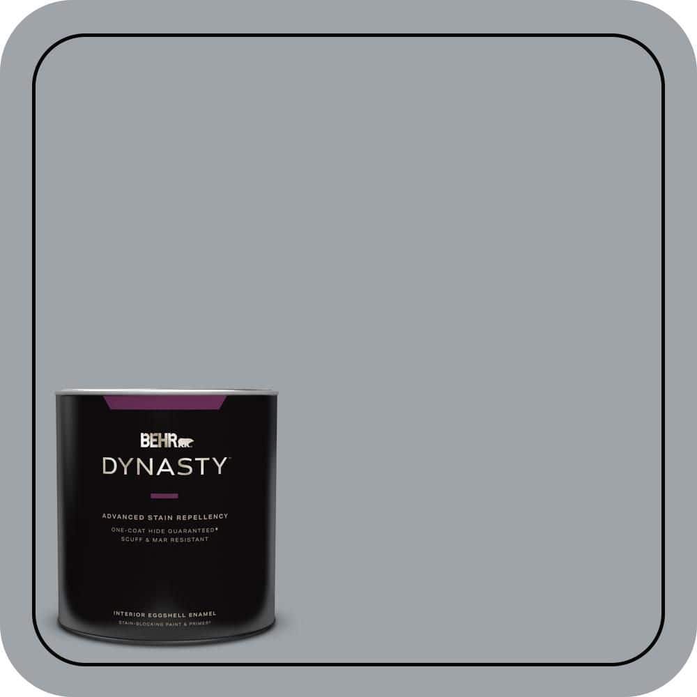 BEHR DYNASTY 1 qt. #N510-4 Supernova One-Coat Hide Eggshell Enamel Interior Stain-Blocking Paint and Primer