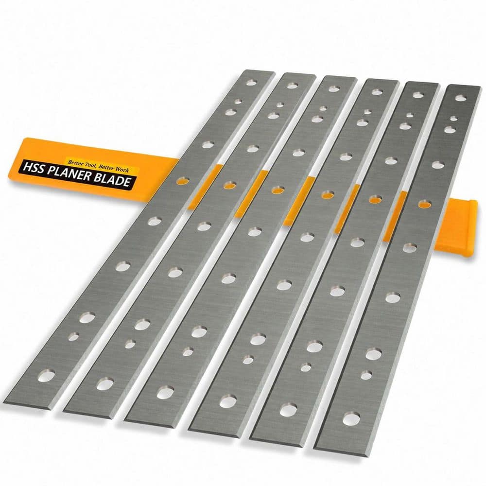 LAIFUCAM 13 in. High Speed Steel Planer Blades with Double Edge for DW735 7352 735X Thickness Planer 3-Pieces Pack (1)