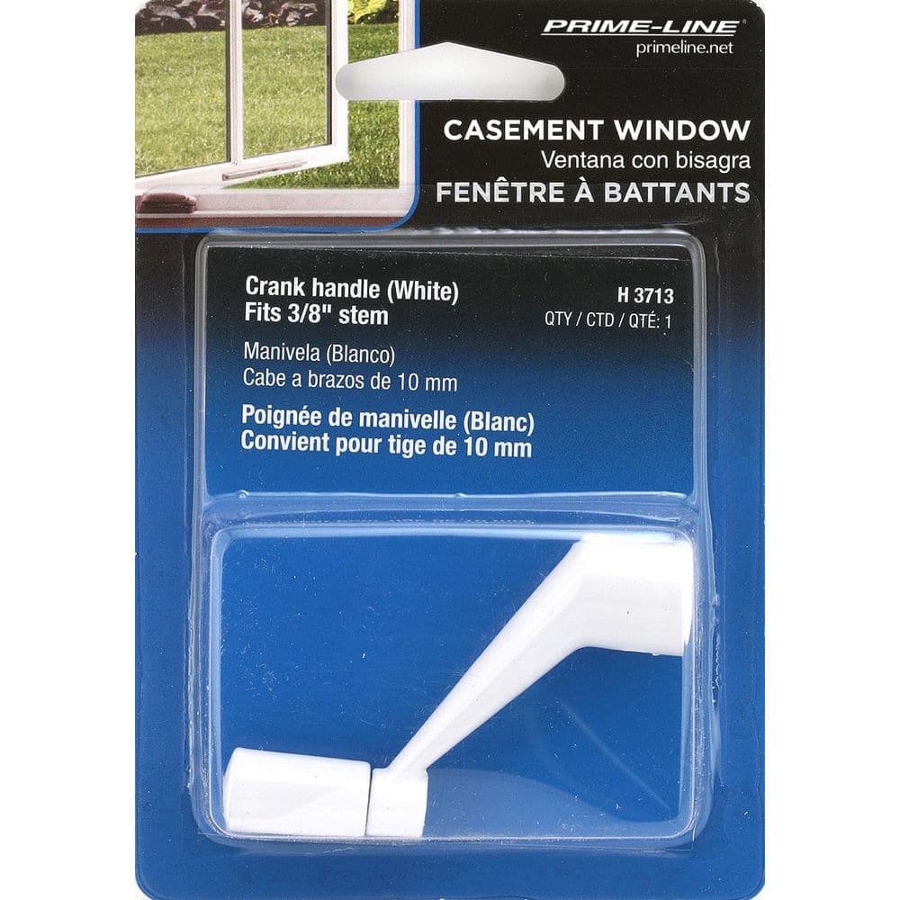 Prime-Line 2-11/16 in. White Casement Operator Crank Handle (3)