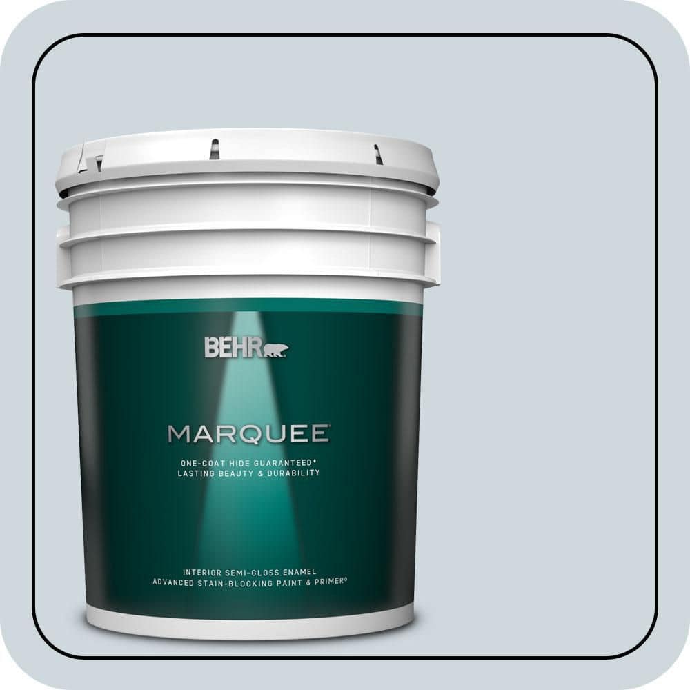 BEHR MARQUEE 5 gal. #560E-2 Cumberland Fog Semi-Gloss Enamel Interior Paint & Primer