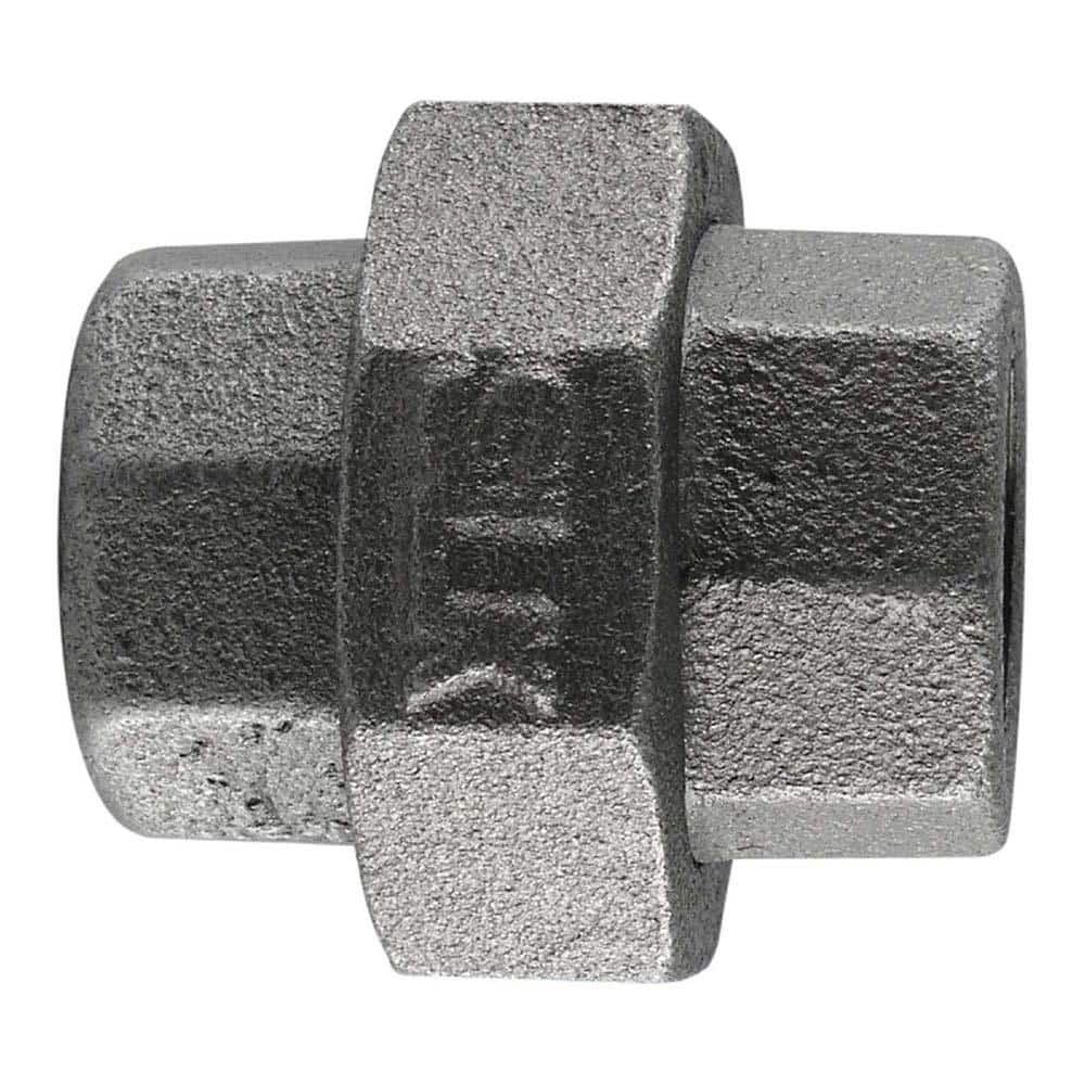 STZ Pipe Decor 1/2 in. Black Iron Pipe Union (2-Pack) (2)