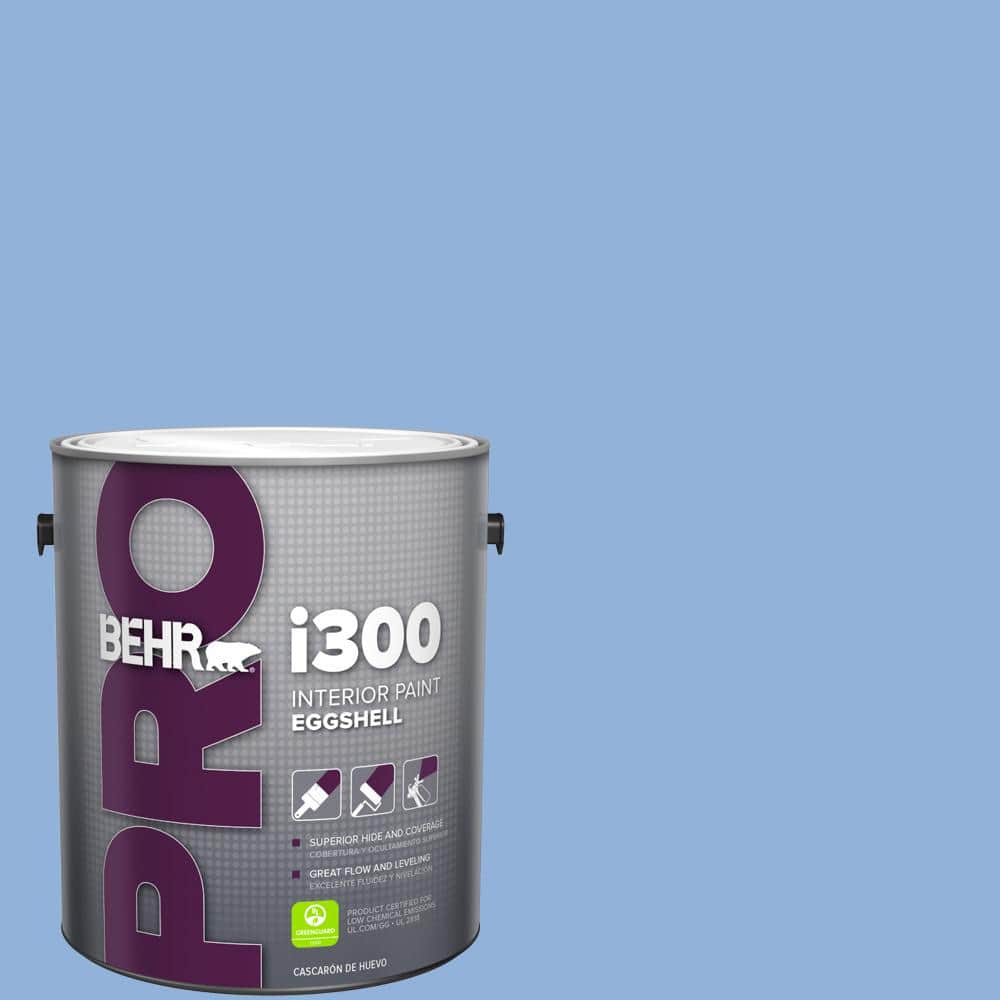 BEHR PRO 1 gal. #580B-5 Cornflower Blue Eggshell Interior Paint (1)