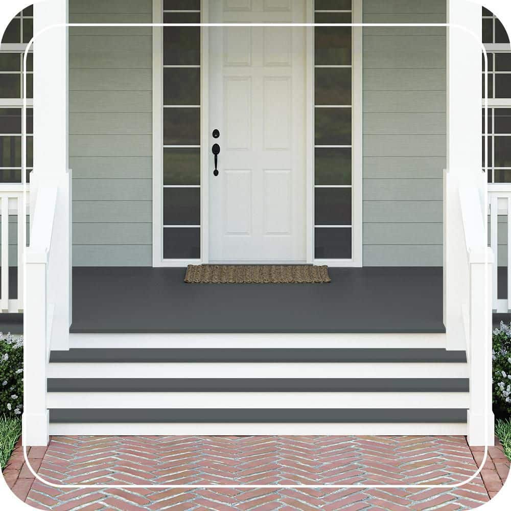 BEHR PREMIUM #720F-6 Textured Low-Lustre Enamel Interior/Exterior Porch and Patio Anti-Slip Floor Paint (2)