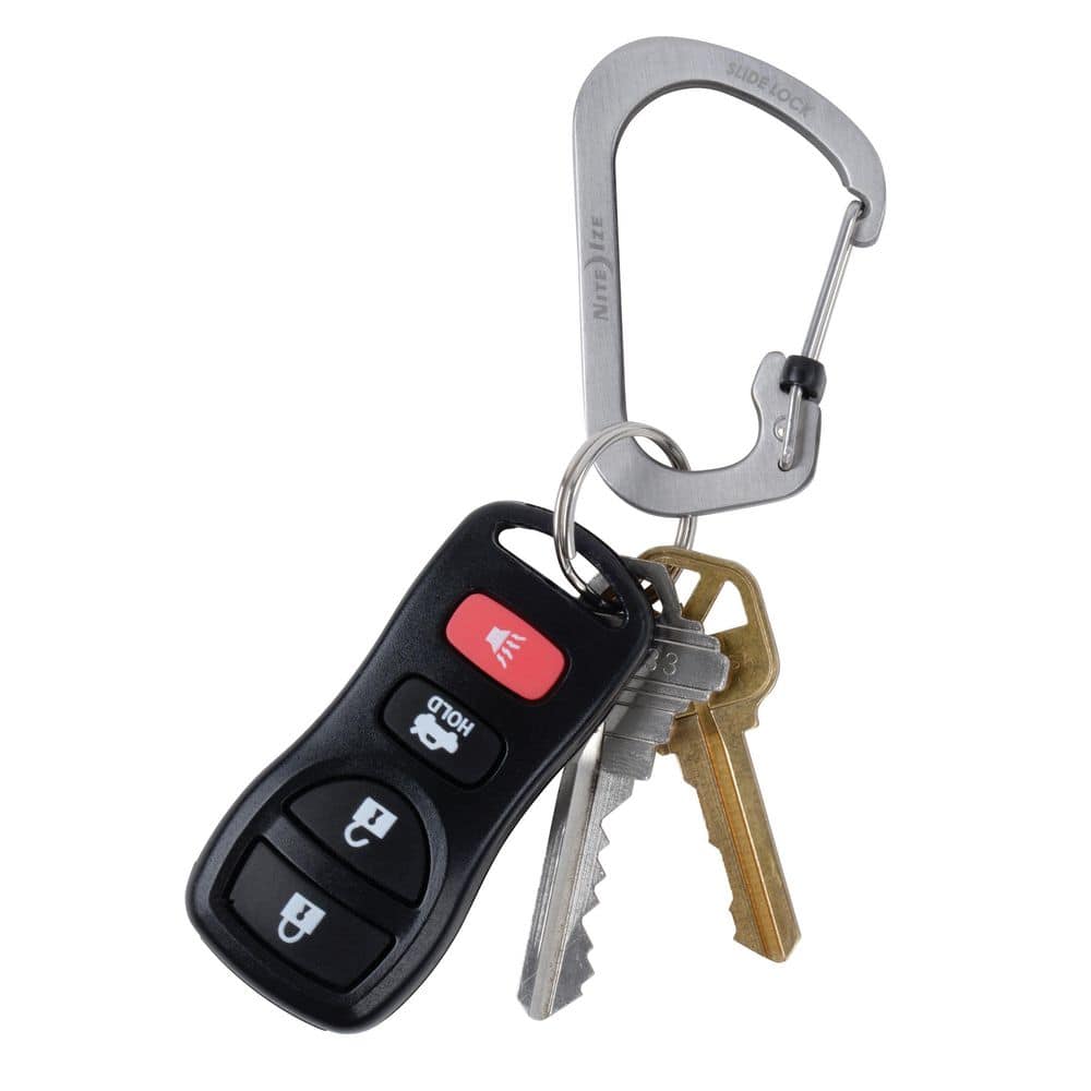 Nite Ize SlideLock Carabiner Stainless Steel #3 in Stainless (3)