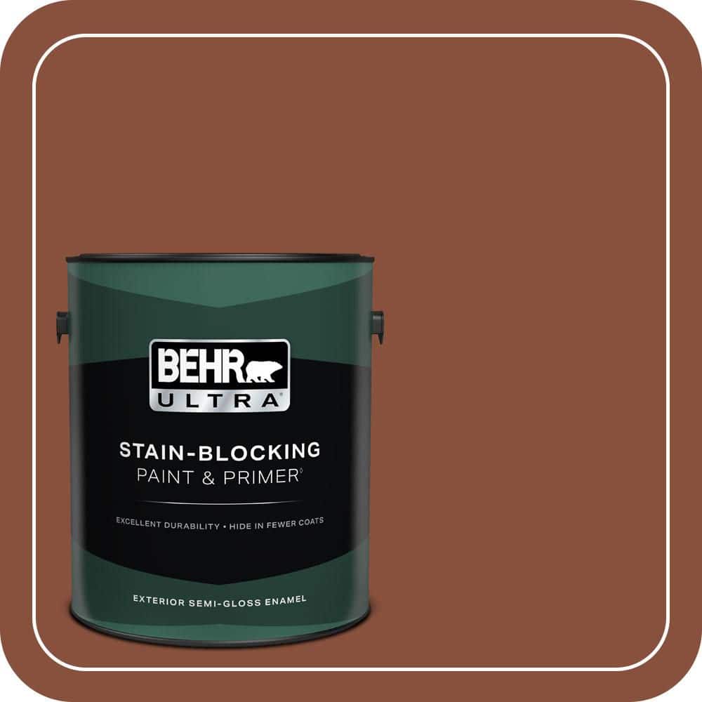 BEHR ULTRA 1 gal. #T14-9 Hipsterfication Semi-Gloss Enamel Exterior Paint & Primer