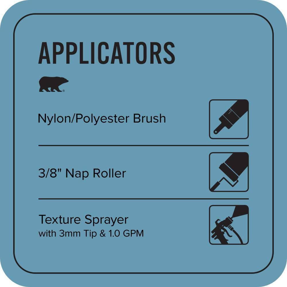 BEHR PREMIUM #S490-4 Textured Low-Lustre Enamel Interior/Exterior Porch and Patio Anti-Slip Floor Paint (4)