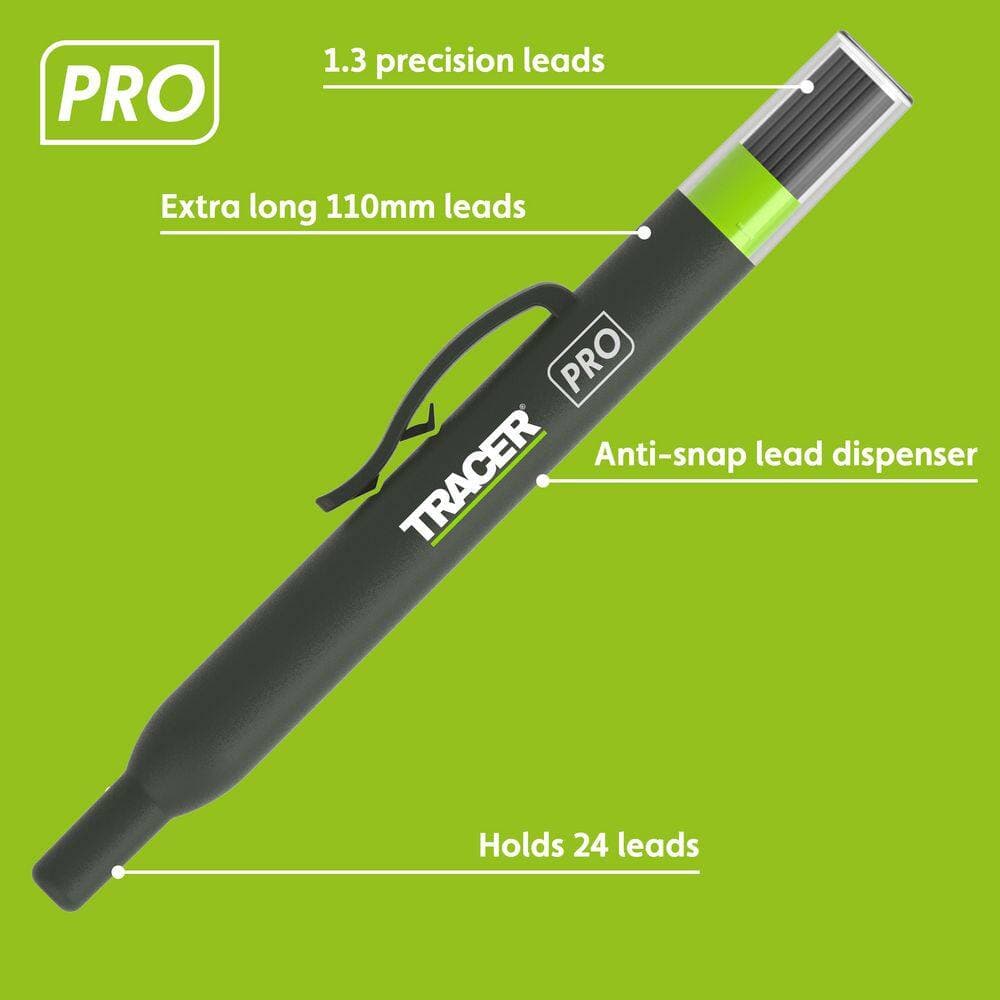 TRACER 24 Precision Pencil Replacement Leads (1.3MM) (2)