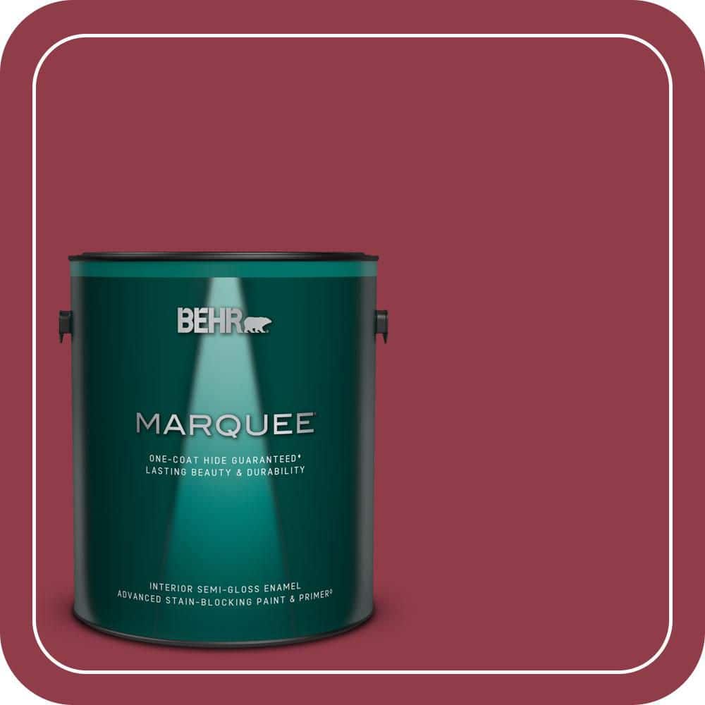 BEHR MARQUEE 1 gal. #S-G-130 Luscious Semi-Gloss Enamel Interior Paint & Primer