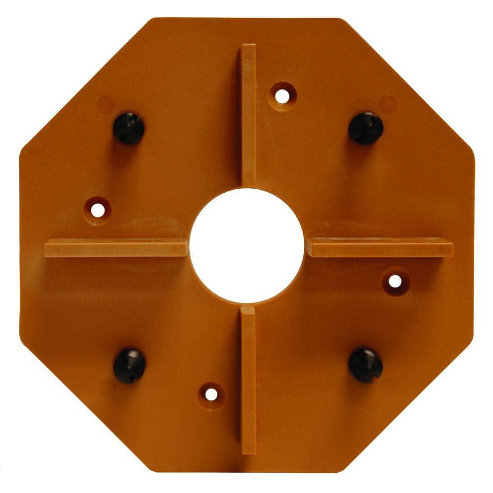 DeckWise WiseTile Hardwood Brown Hardwood Deck Tile Connector