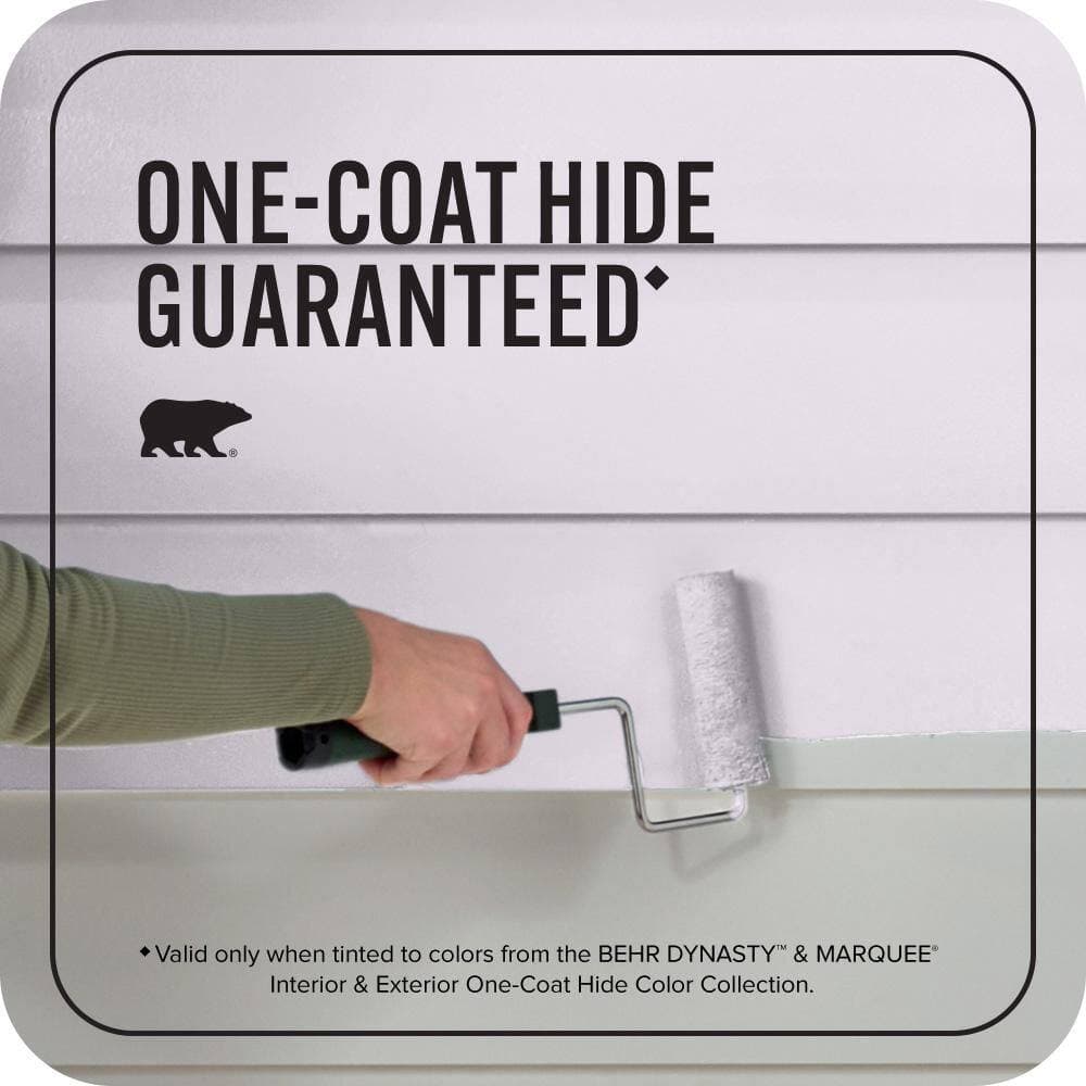 BEHR MARQUEE 1 gal. #660C-1 Bubble Bath Flat Exterior Paint & Primer (3)
