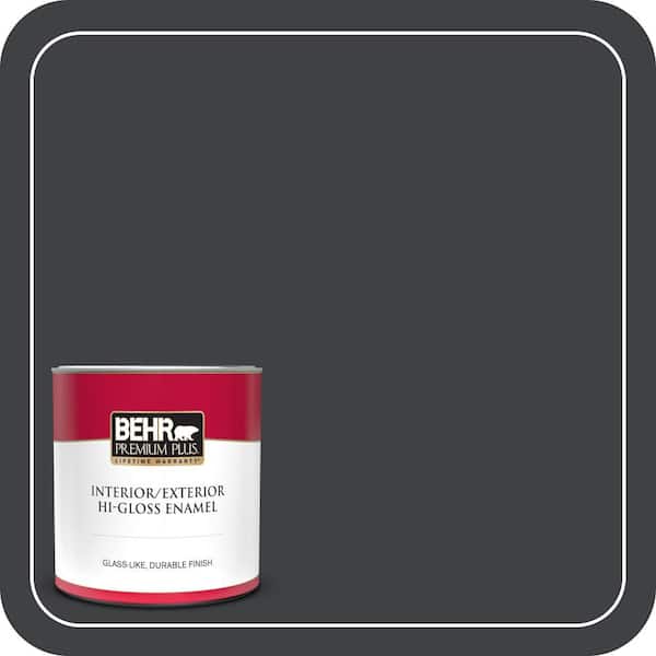 BEHR PREMIUM PLUS #750F-7 Deep Space Enamel Interior/Exterior Paint & Primer Color Sample (3)