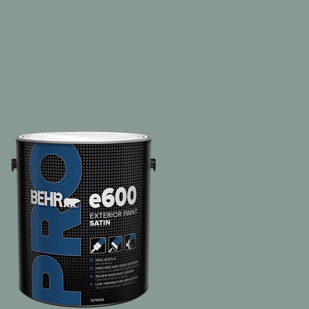 BEHR PRO 1 gal. #N430-4 Rainy Afternoon Satin Exterior Paint