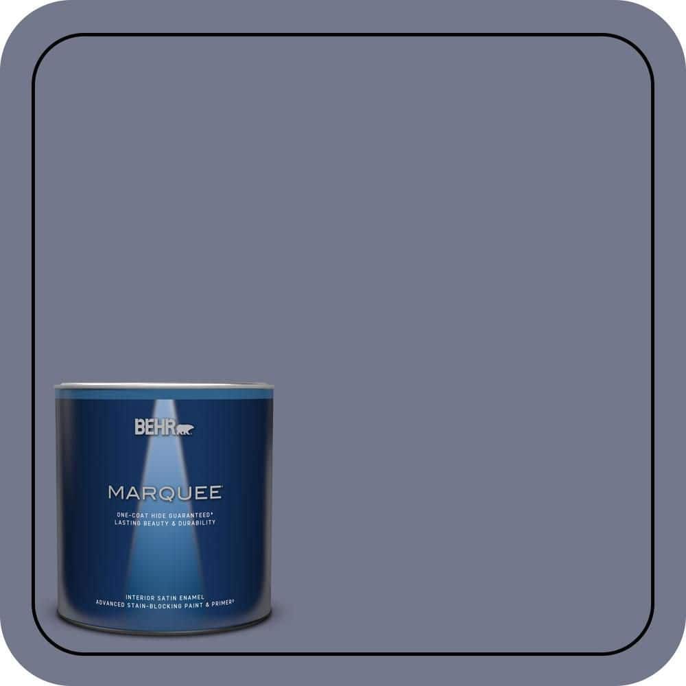 BEHR MARQUEE 1 qt. #S550-5 Fantasia One-Coat Hide Satin Enamel Interior Paint & Primer