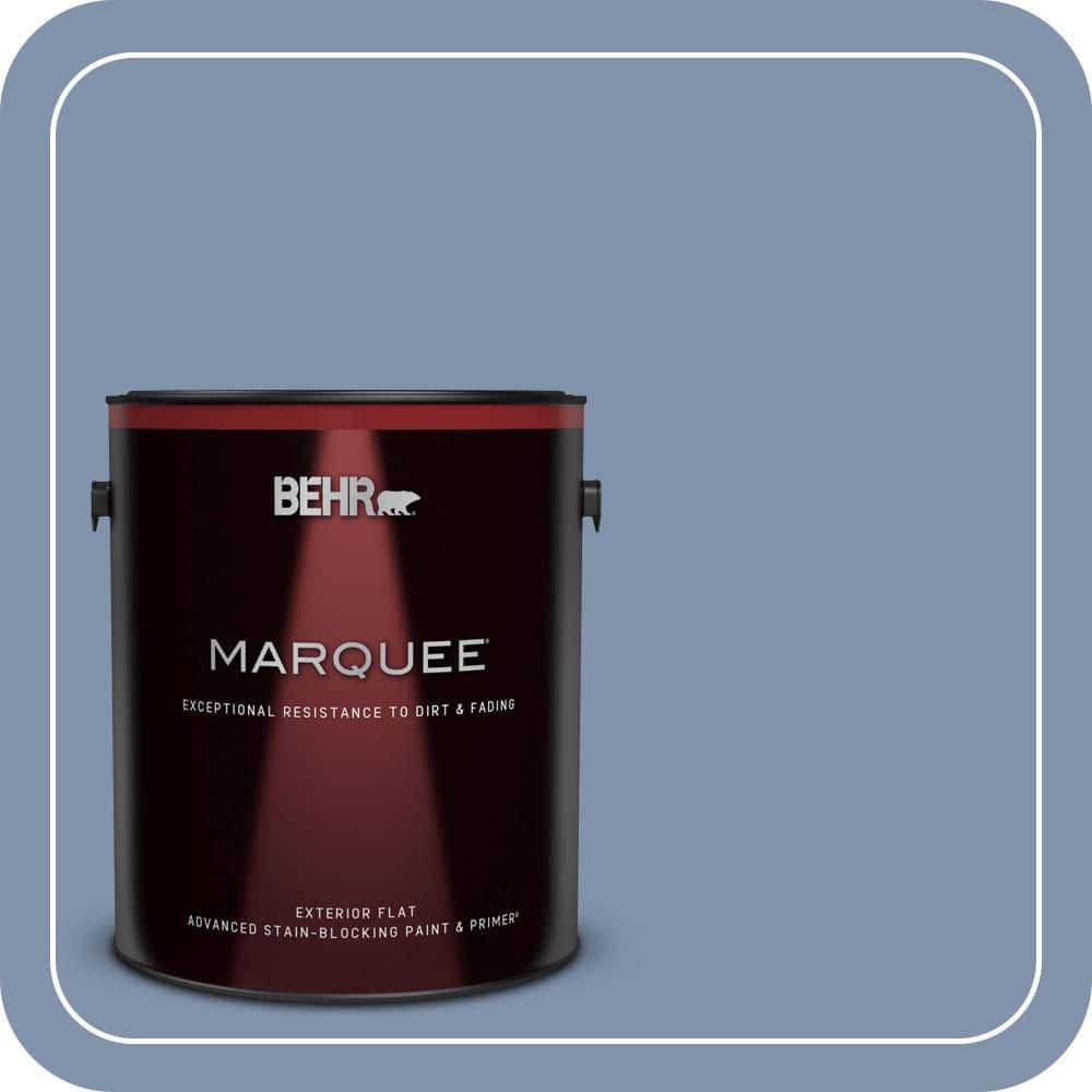 BEHR MARQUEE 1 gal. #T16-13 Stratus Flat Exterior Paint & Primer