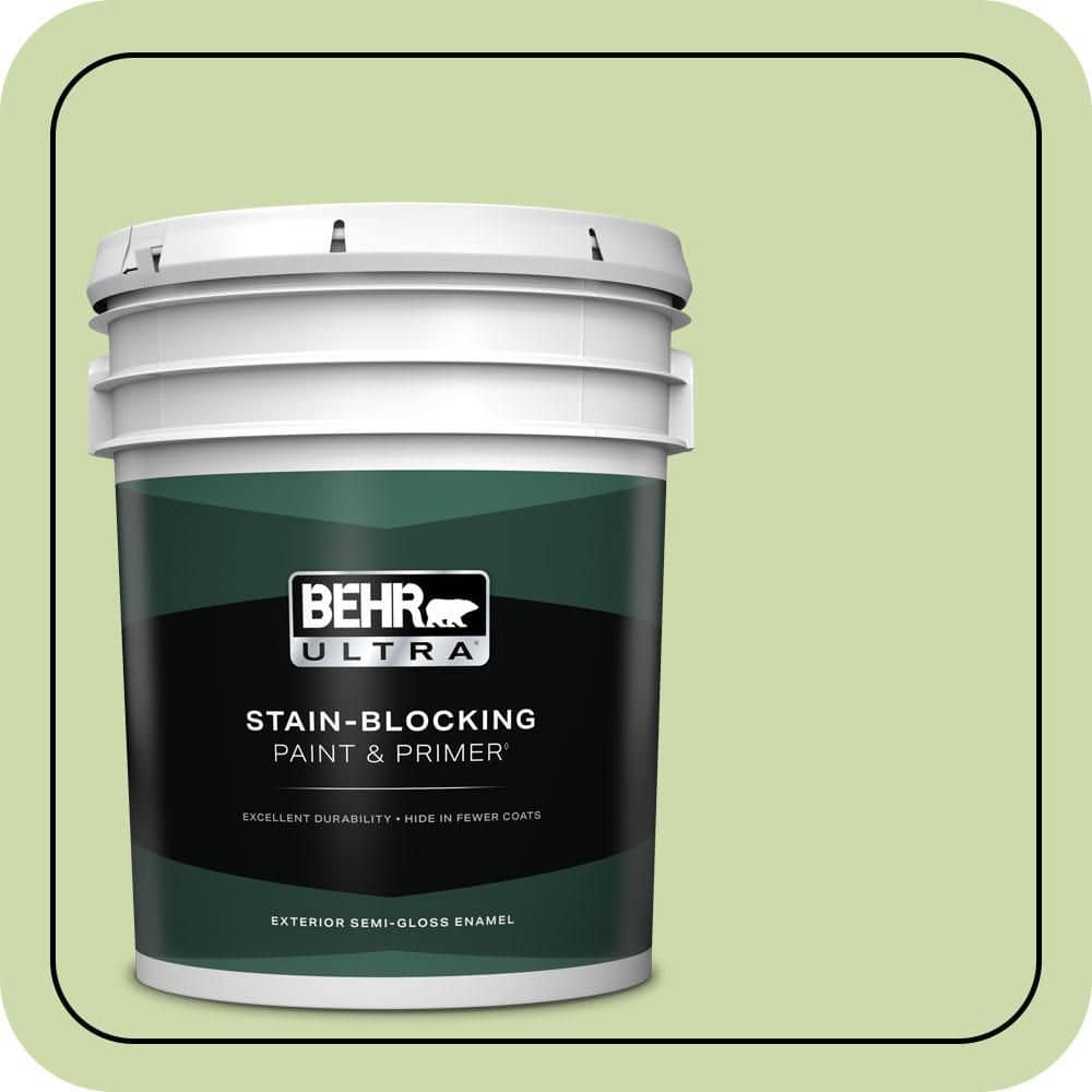 BEHR ULTRA 5 gal. #P370-3 Chameleon Skin Semi-Gloss Enamel Exterior Paint & Primer