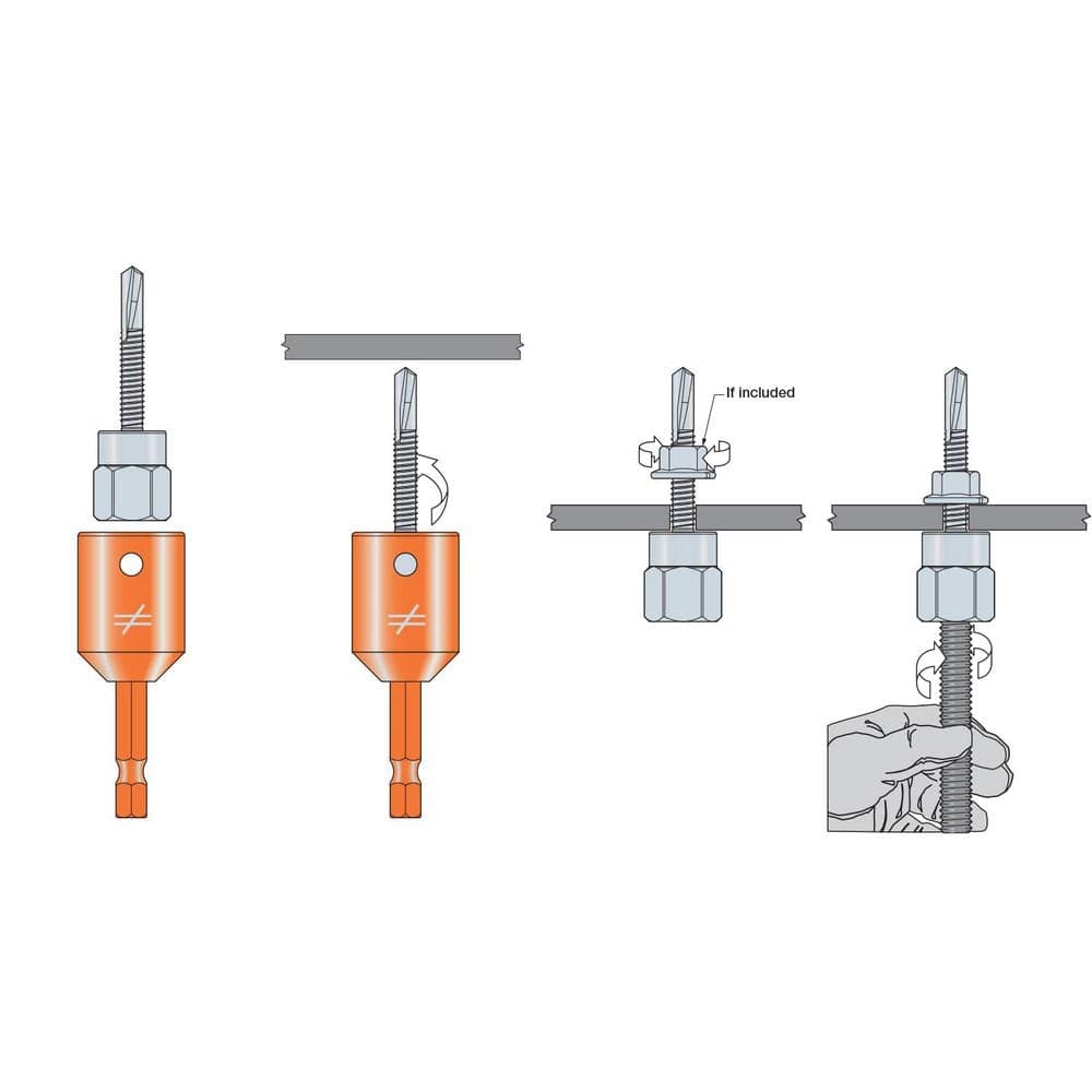 Simpson Strong-Tie RND 5/8 in. Steel Rod Hanger Nut Driver (2)