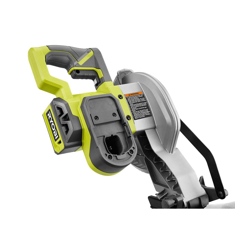 RYOBI ONE+ 18V HIGH PERFORMANCE Kit w/ (2) 4.0 Ah Batteries, 2.0 Ah Battery, Charger, & FREE ONE+ Cordless Compound Miter Saw (4)