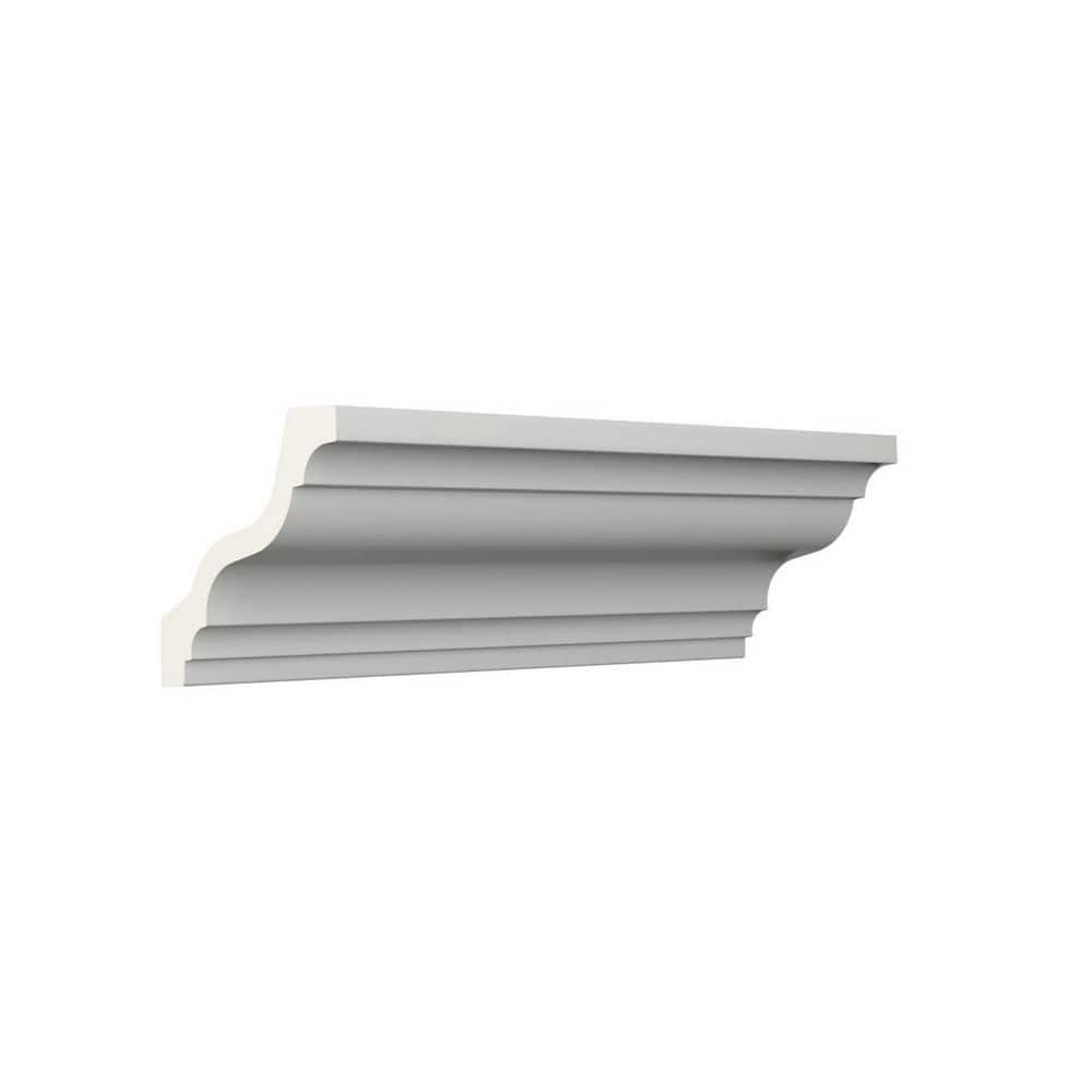 Ekena Millwork Harlington 4 in. D x 5.5 in. W x 96 in. L Polyurethane Crown Moulding (2)