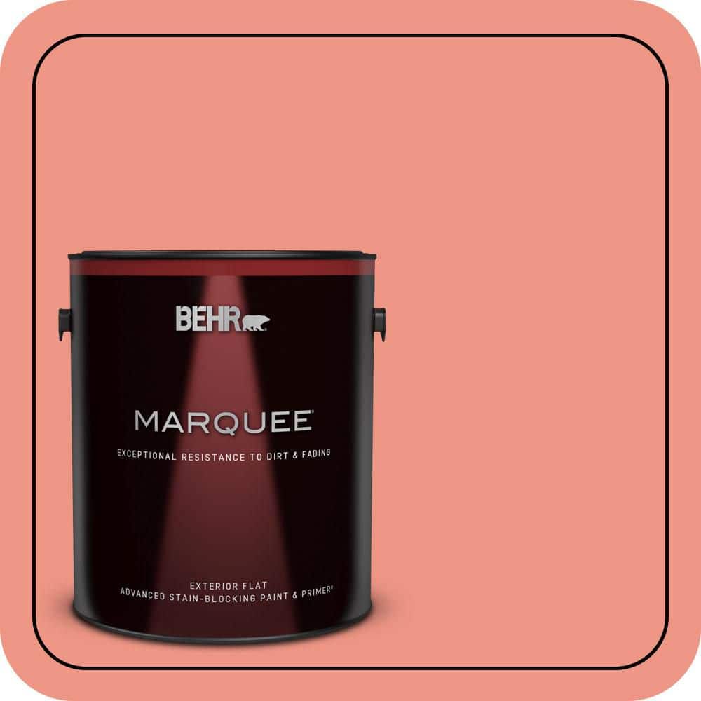 BEHR MARQUEE 1 gal. #P180-4 Guava Jelly Flat Exterior Paint & Primer (1)