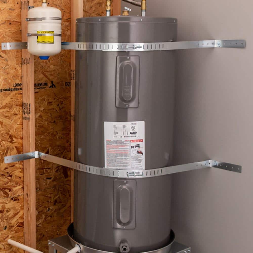 HOLDRITE 120 gal. Galvanized Steel Water Heater Restraining Strap (2)