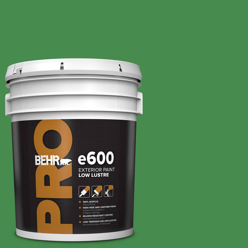 BEHR PRO 5 gal. #MQ4-48 Planet Green Low Luster Exterior Paint