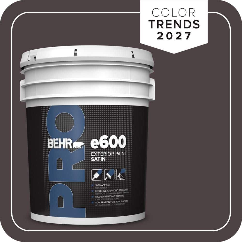 BEHR PRO 5 gal. #HDC-AC-26 Sarsaparilla Satin Exterior Paint