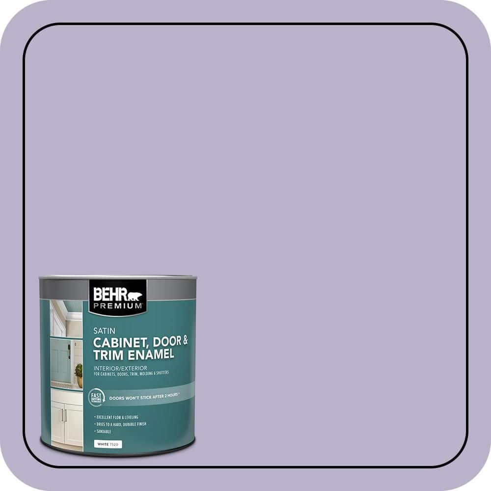 BEHR PREMIUM 1 qt. #S570-3 Bohemianism Satin Enamel Interior/Exterior Cabinet, Door & Trim Paint (1)